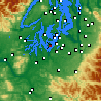 Nearby Forecast Locations - Île Anderson - Carte