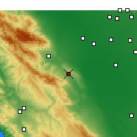 Nearby Forecast Locations - Avenal - Carte