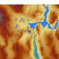 Nearby Forecast Locations - Boulder City - Carte