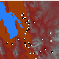 Nearby Forecast Locations - Bountiful - Carte