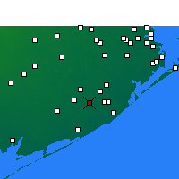 Nearby Forecast Locations - Brazoria - Carte