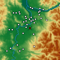 Nearby Forecast Locations - Canby - Carte