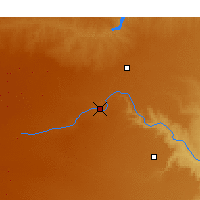 Nearby Forecast Locations - Canyon - Carte