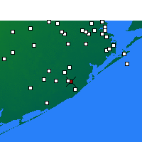 Nearby Forecast Locations - Clute - Carte
