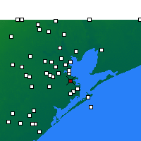 Nearby Forecast Locations - Dickinson - Carte