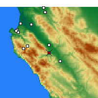 Nearby Forecast Locations - Greenfield - Carte