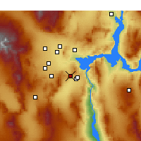 Nearby Forecast Locations - Henderson - Carte