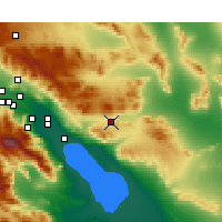 Nearby Forecast Locations - Indio - Carte