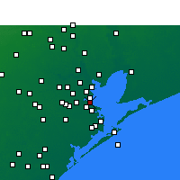 Nearby Forecast Locations - Kemah - Carte