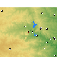 Nearby Forecast Locations - Llano - Carte