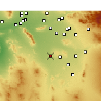 Nearby Forecast Locations - Maricopa - Carte