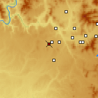 Nearby Forecast Locations - Medical Lake - Carte
