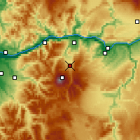 Nearby Forecast Locations - Mount Hood Parkda - Carte