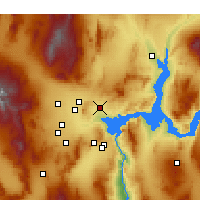 Nearby Forecast Locations - North Las Vegas - Carte