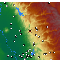 Nearby Forecast Locations - Penn Valley - Carte