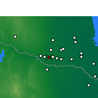 Nearby Forecast Locations - Pharr - Carte