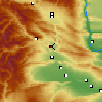 Nearby Forecast Locations - Selah - Carte