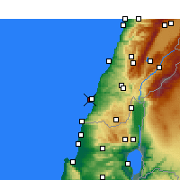Nearby Forecast Locations - Aadloun - Carte