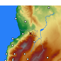 Nearby Forecast Locations - Kobayat - Carte