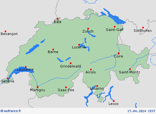 Carte de prévision