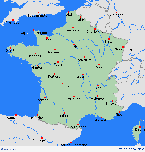 Carte de prévision