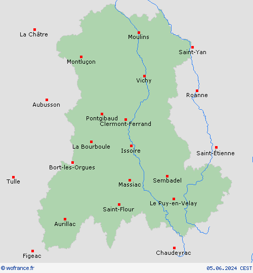 Carte de prévision