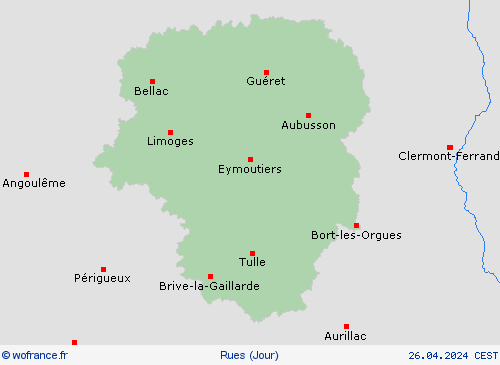 mété des routes  France Cartes de prévision